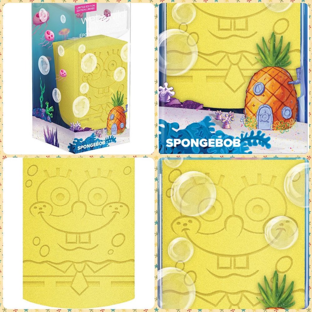 wet n wild Spongebob Squarepants Makeup Sponge Blender Yellow